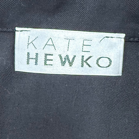 Kate Hewko Bat Wing Jacket Mixed Material One Size Black Washed Gray Streetwear - Picture 5 of 14